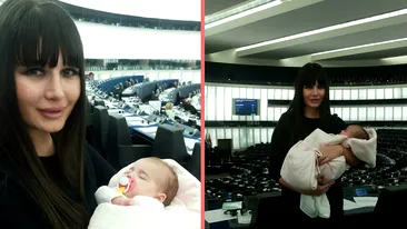 Aschia nu are departe de trunchi nici in familia prezidentiala! Micuta Sofia face deja naveta la Parlamentul European!