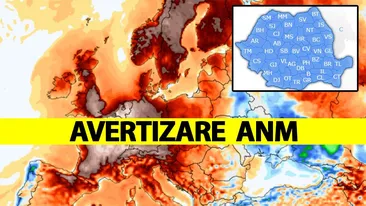 ANM, avertizare de vreme severă imediată! Fenomene meteo periculoase în România