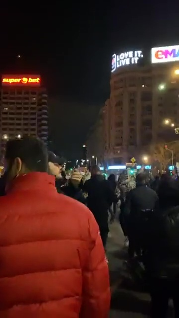 Dani, fiul lui Florin Salam, a ieșit la protestul din Capitală