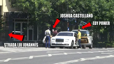 Imagini desprinse din filmele cu gangsteri în cel mai bogat şi mai bine păzit cartier din România. Edi Chioru al lui Ticuţă & Joshua Castellano au blocat strada lui Iohannis cu maşinile de jumătate de milion de EURO! 