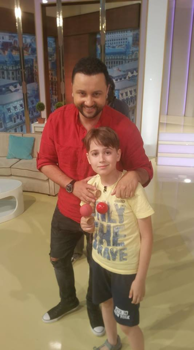 Cătălin Măruţă şi Luca, fiul lui Dan Helciug