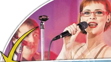 Calin Geambasu i-a facut altar Malinei Olinescu pe scena! Canta alaturi de stativul microfonului ei