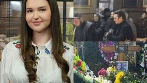 Imaginile durerii la înmormântarea Andreei Cuciuc. Ce a apărut la locul de veci al fetei de 17 ani