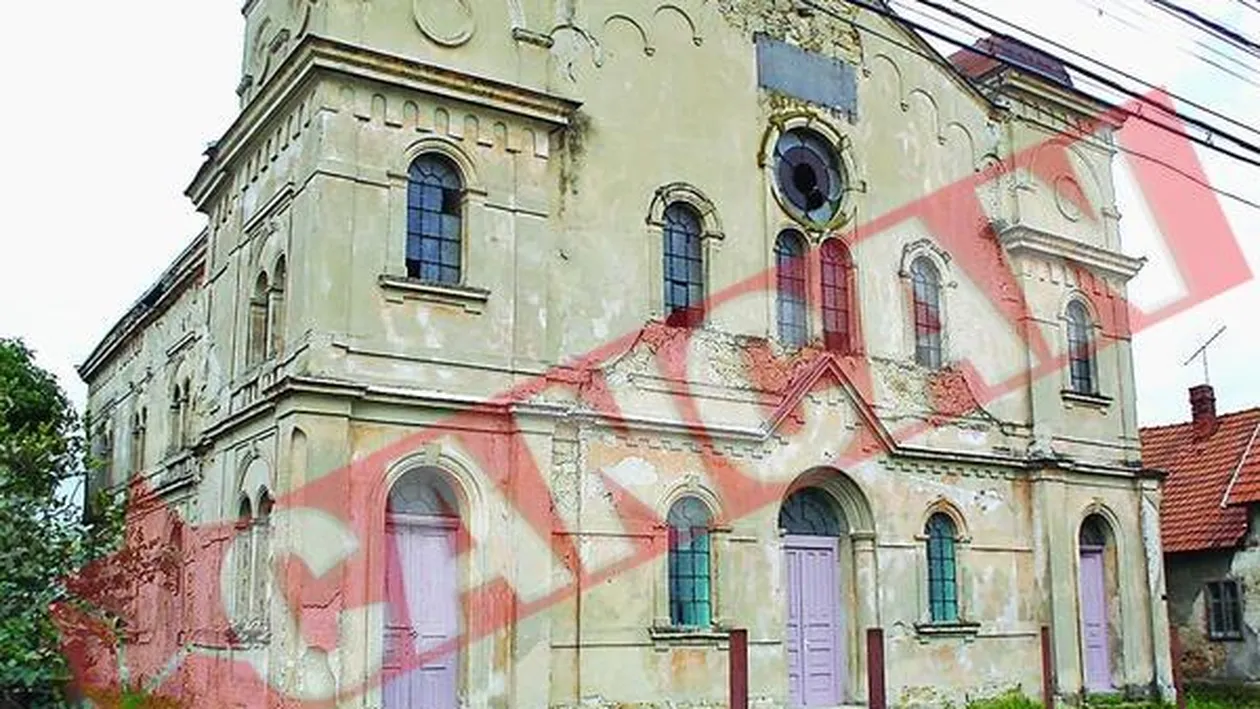 A transformat o sinagoga in centru de colectare a fierului vechi