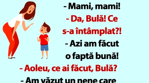 BANC | Bulă e fericit. A făcut o faptă bună!