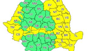 Avertizare meteo! Începe alerta de cod galben în 27 de județe