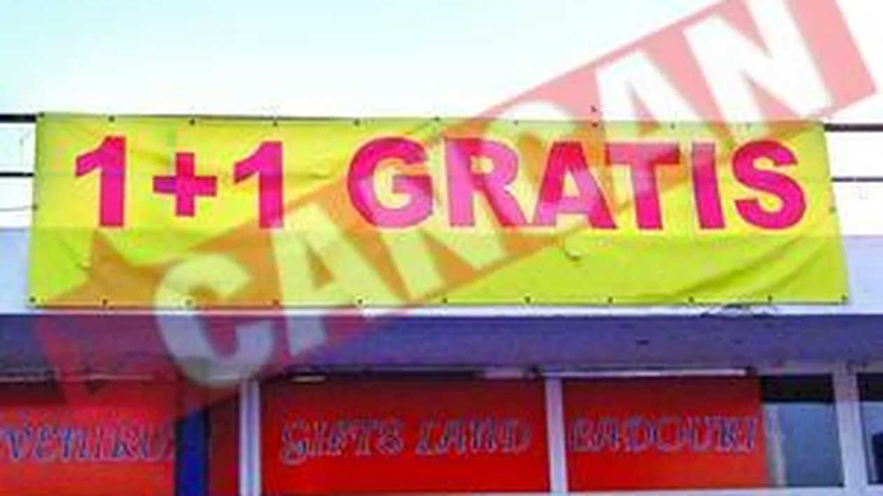 Cuvantul gratuit, interzis de Protectia Consumatorului