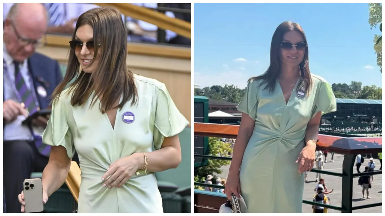 Câți euro costă rochia pe care Simona Halep a purtat-o la Wimbledon 2025. E creația Victoriei Beckham!