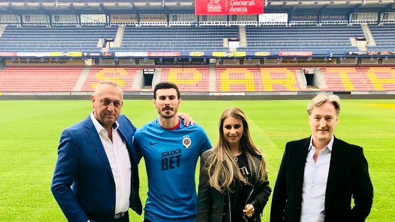 Goalkeeperul Florin Niţă a fost prezentat oficial de cehii de la Sparta Praga. 