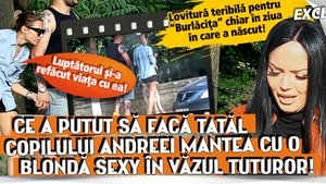 Lovitura teribila pentru “Burlacita” chiar in ziua in care a nascut! Ce a facut tatal copilului Andreei Mantea cu o blonda sexy!