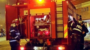 Incendiu la Academia Tehnică Militară. 30 de studenți au fost evacuați
