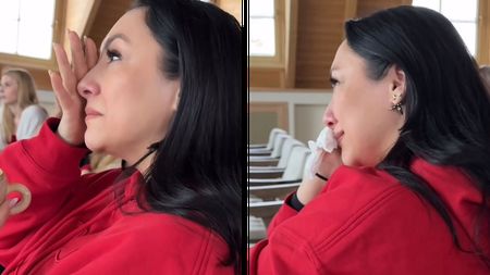 Andra Măruță, în lacrimi chiar în ziua de Crăciun. Cătălin Măruță a filmat tot: ”E genul de om care pune suflet”