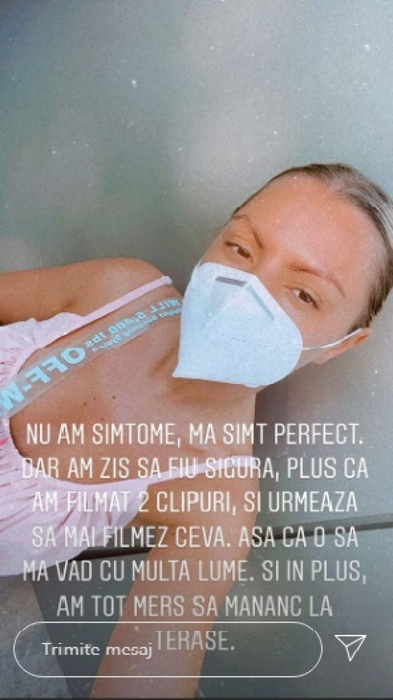 Alexandra Stan, imagine incendiară în pat, alături e iubit! Bărbatul s-a ascuns sub pătură