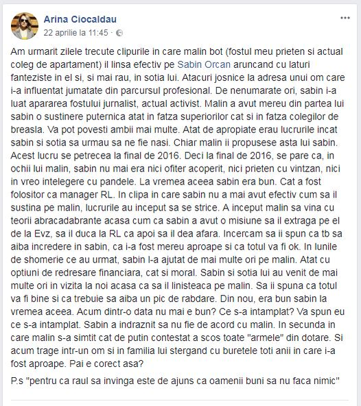 Mălin Bot, făcut praf de fosta iubită: „Mi-a dat familia afară din casa mea!”