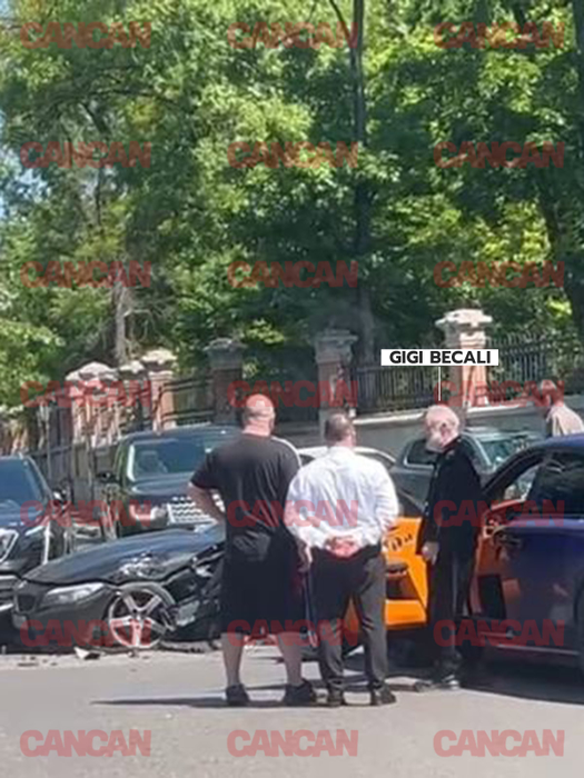 Gigi Becali a intrat cu Rolls-Royce-ul de jumătate de milion de euro într-un alt autoturism