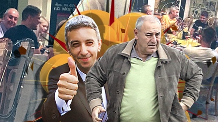 Milionarul Cocoș & celebrul ”Domn Dan” au făcut șpriț pe separeu la Gară!