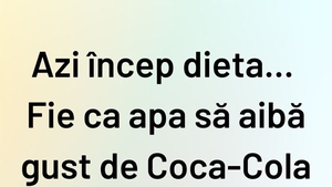 BANCUL ZILEI | Azi încep dieta