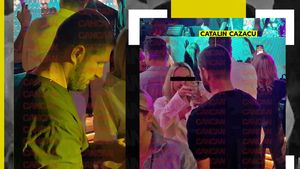Cătălin Cazacu a lovit la o sexy-blondină! Tinerica apetisantă l-a vrăjit cu păhărelul: ”Ia de-aici guriță!”
