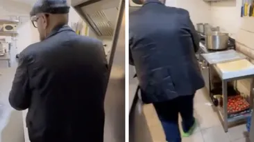 Piedone, la un pas de tragedie în timpul unui control la un restaurant din Craiova! Un zid s-a prăbușit FIX lângă șeful ANPC