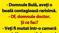 BANC | Bulă și boala contagioasă