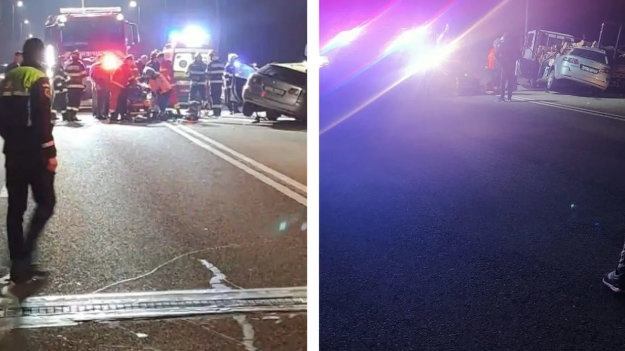 Accident cumplit pe DN 56, la ieșirea din Calafat spre Craiova. O femeie de 42 de ani a murit, iar alte 4 persoane au ajuns în stare gravă la spital