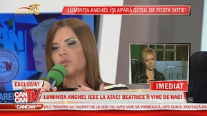 Războiul dintre Luminiţa Anghel şi Beatrice continuă! "Şi eu am trecut prin ce ai trecut tu, dar eu nu mi-am băgat nasul"