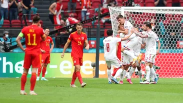 Danemarca zdrobește Țara Galilor și merge în sferturi la EURO 2020!