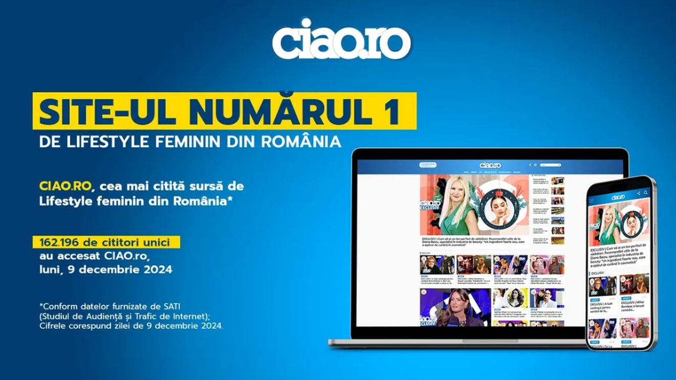 CIAO.ro, cea mai citită sursă de Lifestyle feminin din România!