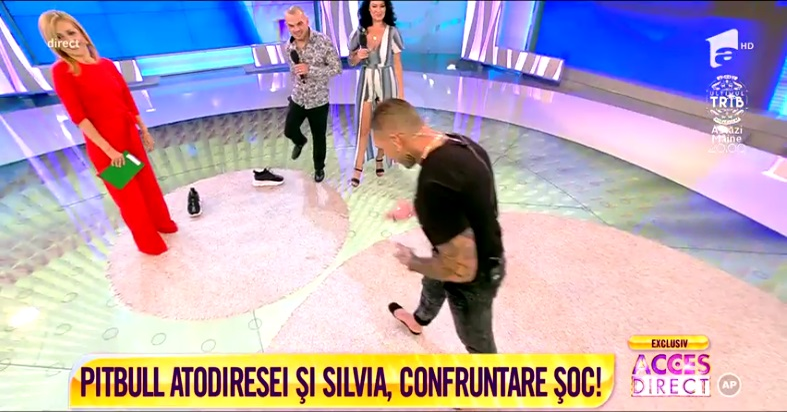 Simona Gherghe, la un pas să fie accidentată din vina lui Alex Velea. Ce s-a întâmplat în platoul de la “Acces Direct”