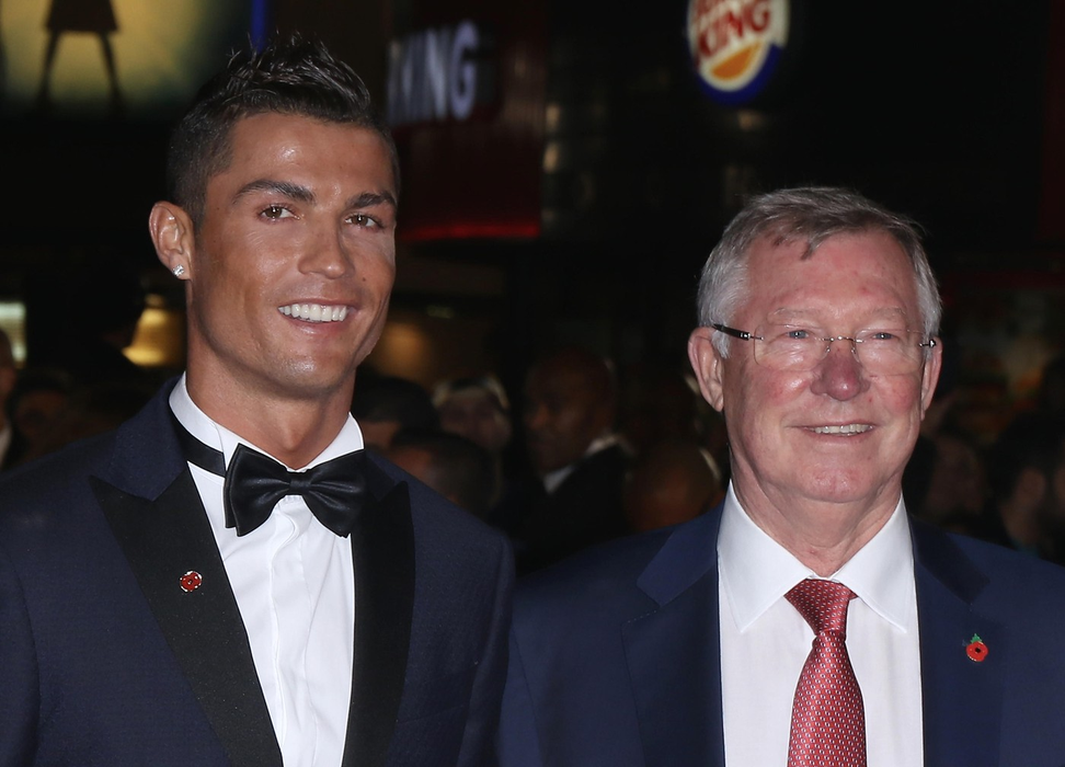 Cristiano Ronaldo și Alex Fergusson, sursa-profimedia.ro