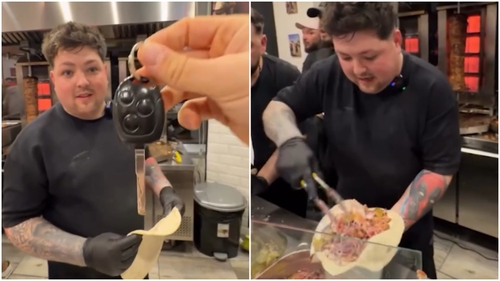 Momentul în care un celebru șaormar de la noi primește tips o mașină. Cum a reacționat când a aflat