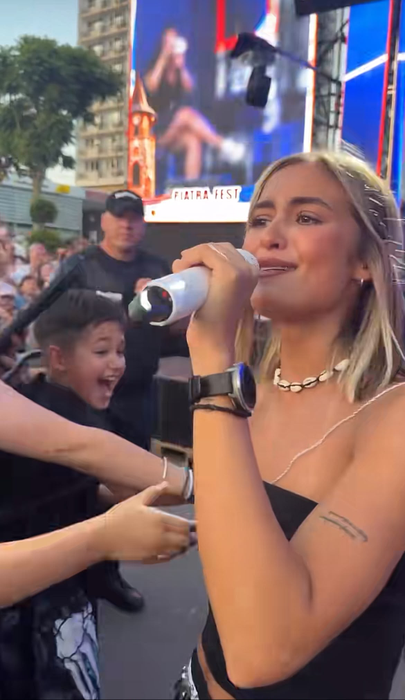 Iuliana Beregoi, acuzată că are „aere” de vedetă. Ce ar fi făcut la un concert din Piatra Neamț/ sursă foto: TikTok