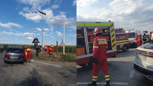 Carambol în Suceava! 12 persoane implicate, a fost activat Planul Roșu de intervenție