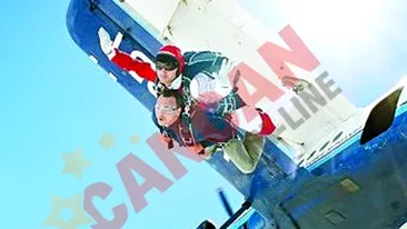 Si-a rupt gatul la aterizare