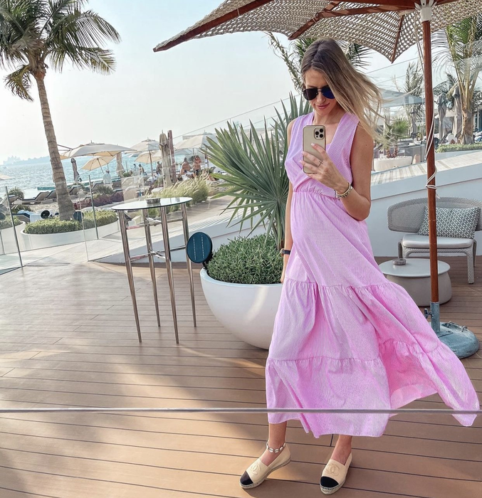 Gabriela Prisăcariu, în timpul sarcinii/ Sursă foto: Instagram.com
