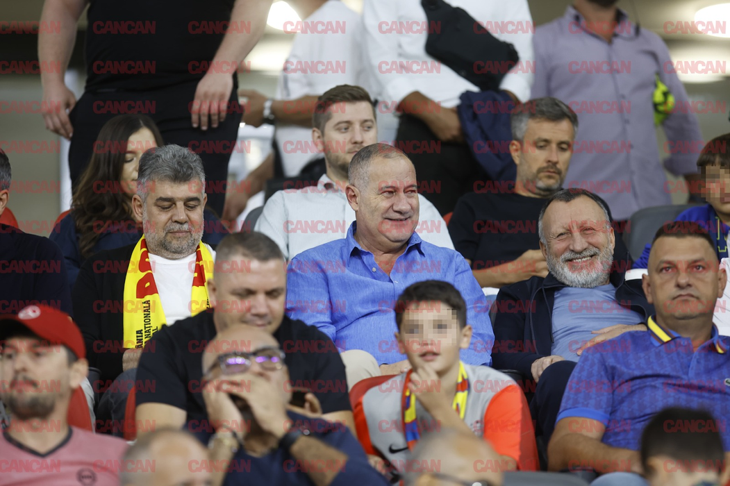Marcel Ciolacu, în tribune la meciul FCSB - LASK Linz