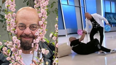Piedone, căzătură de TOP în direct! Momentul a ajuns viral: „Opa! Să moară Gibilan”