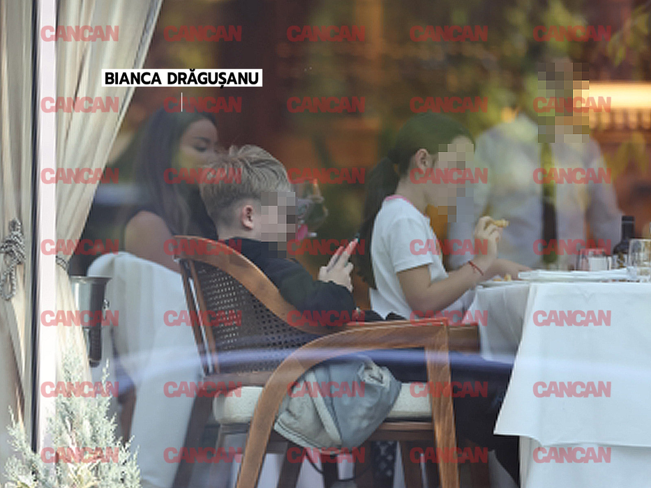 Bianca Drăguşanu şi Gabi Bădălău, mai fericiţi ca niciodată alături de copii. La ceas de seară, într-un local de fiţe din Capitală, familia s-a reunit