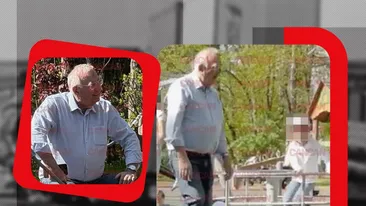 Andrei Chiliman, la pas cu nepoțica! Imagini rare cu fostul primar al Sectorului 1