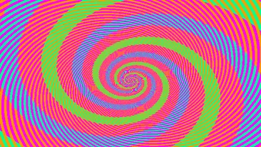 Iluzie optică | Câte culori vezi când te uiți la această imagine? Spirala care le dă bătăi de cap multora