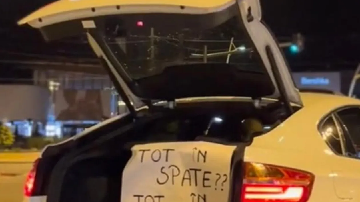 Tot în spate? Gluma proastă făcută de șoferul unui BMW X6 din Constanța