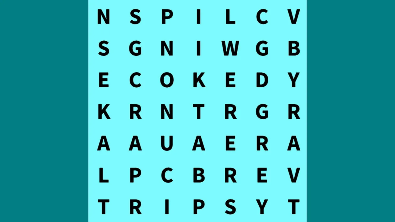 Test de logică | În cel mult 6 secunde, identificați cuvântul card!