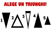 Test psihologic | Alege un triunghi dintre cele 5 și vei afla ce fel de om ești, de fapt
