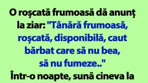 BANC | Bulă, roșcata și anunțul din ziar