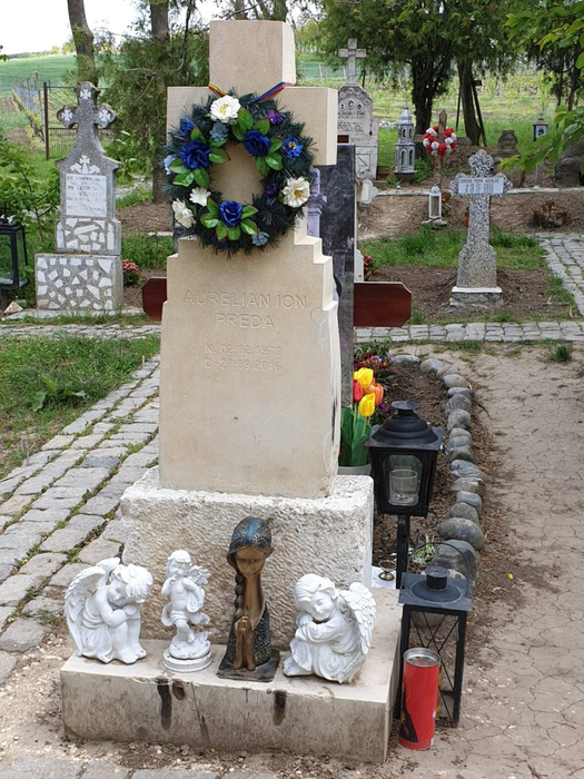 Aurelian Preda a fost înmormântat la Mănăstirea Dervent