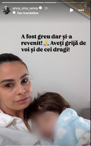 Fiica Ancăi Serea, pe masa de operații! Ce a pățit micuța Leah: „Nu vă mai spun ce e în sufletul meu”