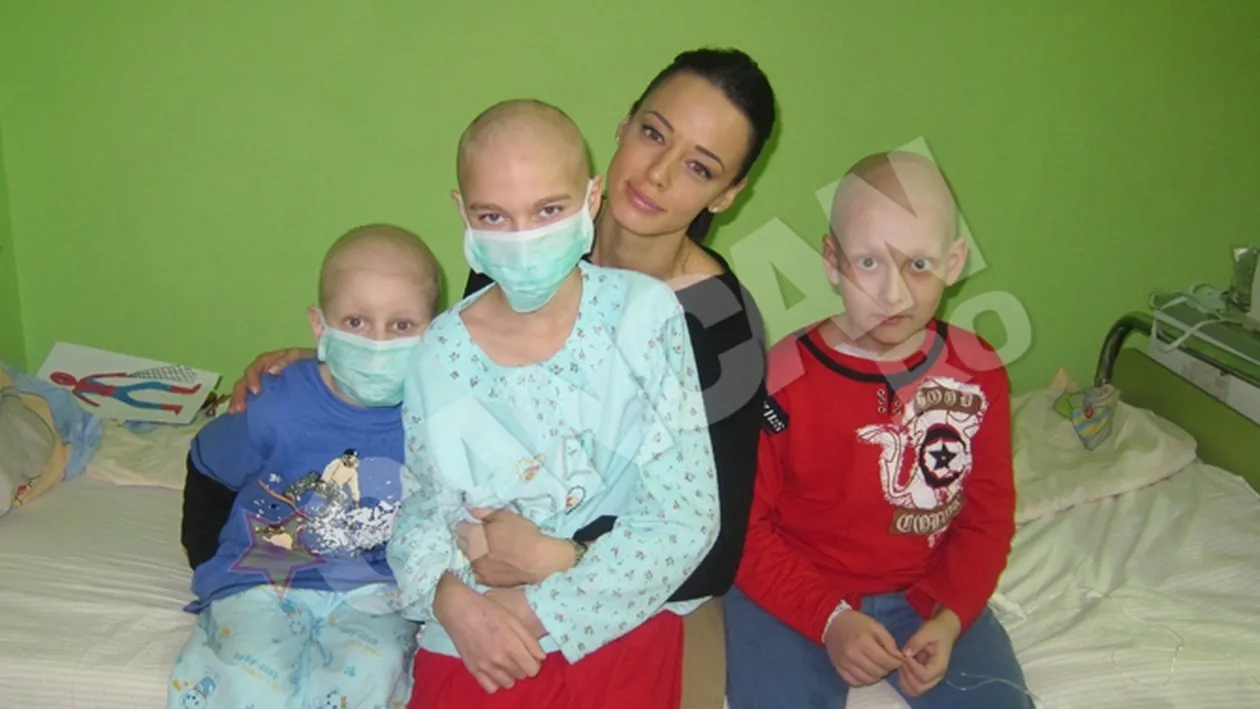 Andreea Raicu sprijina copiii diagnosticati cu leucemie