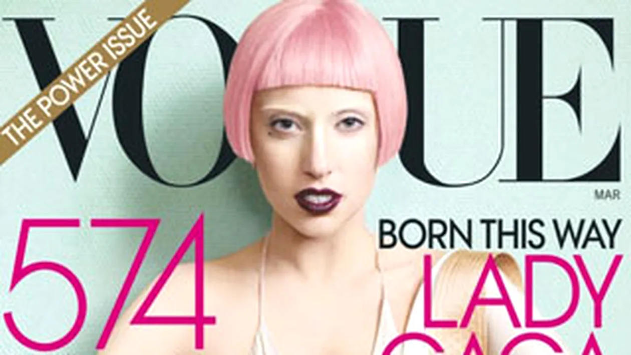 Lady GaGa rebela in revista Vogue!