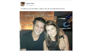 Cu ce femeie a petrecut Cristi Chivu, dupa 15 ani. Imagini inedite!