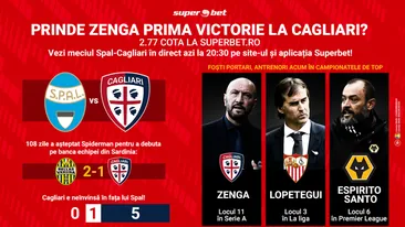 SUPERIUBIT ȘI RESPECTAT ÎN ROMÂNIA! PARIEZI PE ZENGA DISEARĂ ÎN SPAL-CAGLIARI?